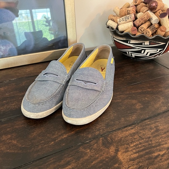 Cole Haan Shoes - Cole Haan Blue Denim Loafers 10.5